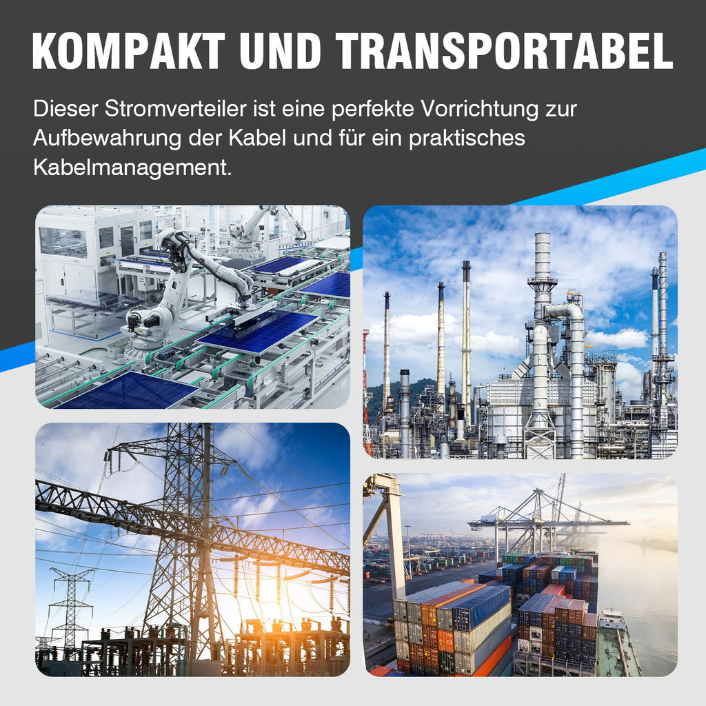 Cosmo Go Baustromverteiler CEE 2 x 16A 400V+4x 230V 5 Polig