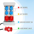 Cosmo Go Baustromverteiler CEE 2 x 16A 400V+4x 230V 5 Polig