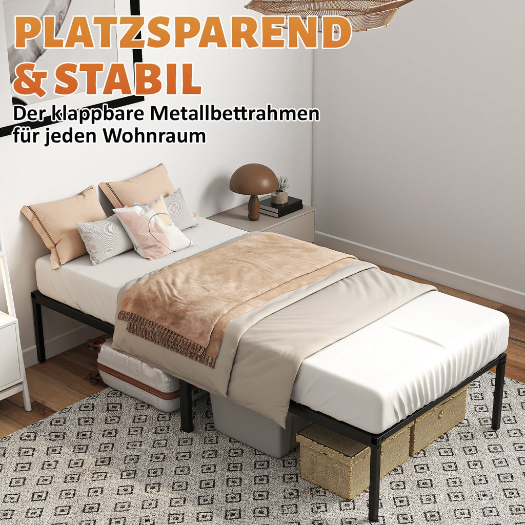 Cosmo Go Bettgestell Faltbar Bettrahmen 90x200cm