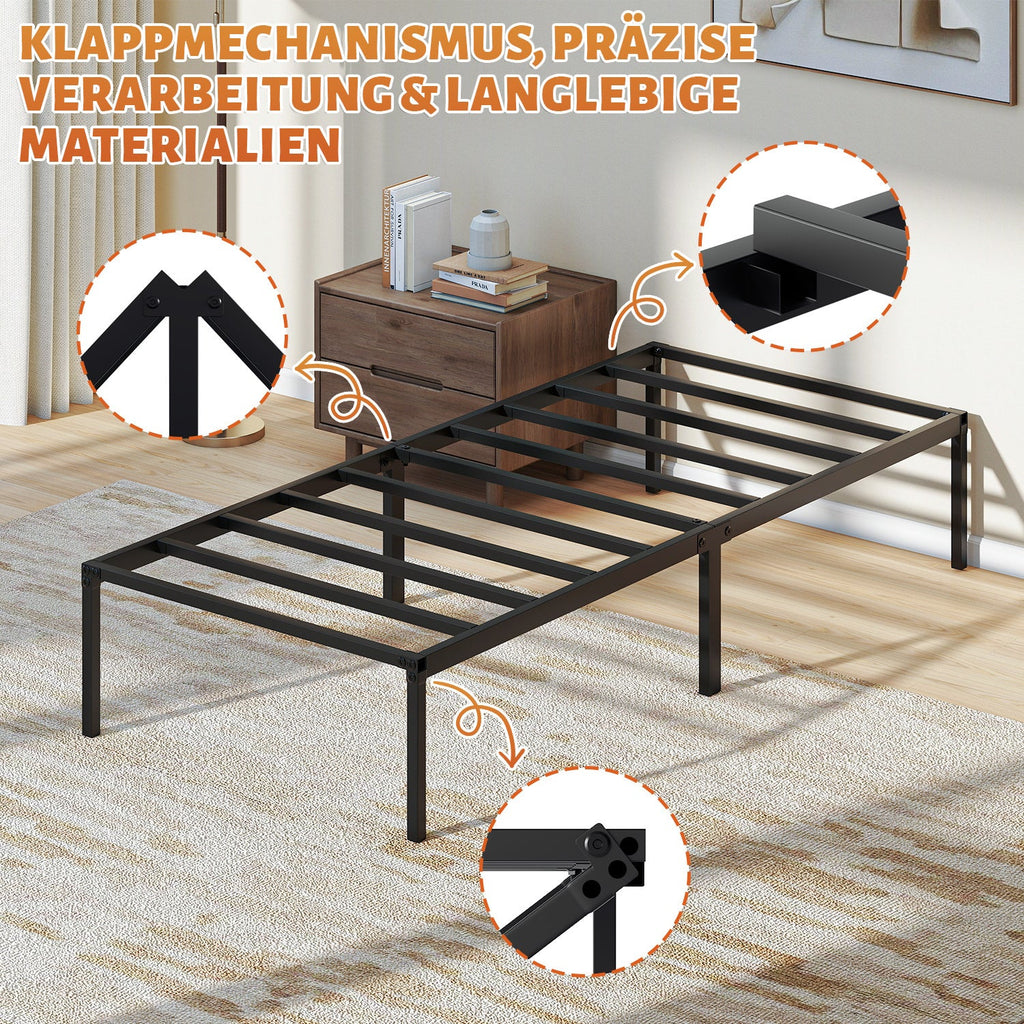 Cosmo Go Bettgestell Faltbar Bettrahmen 90x200cm