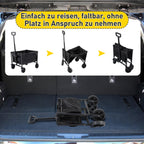 Cosmo Go Faltbar Bollerwagen Transportwagen 60L