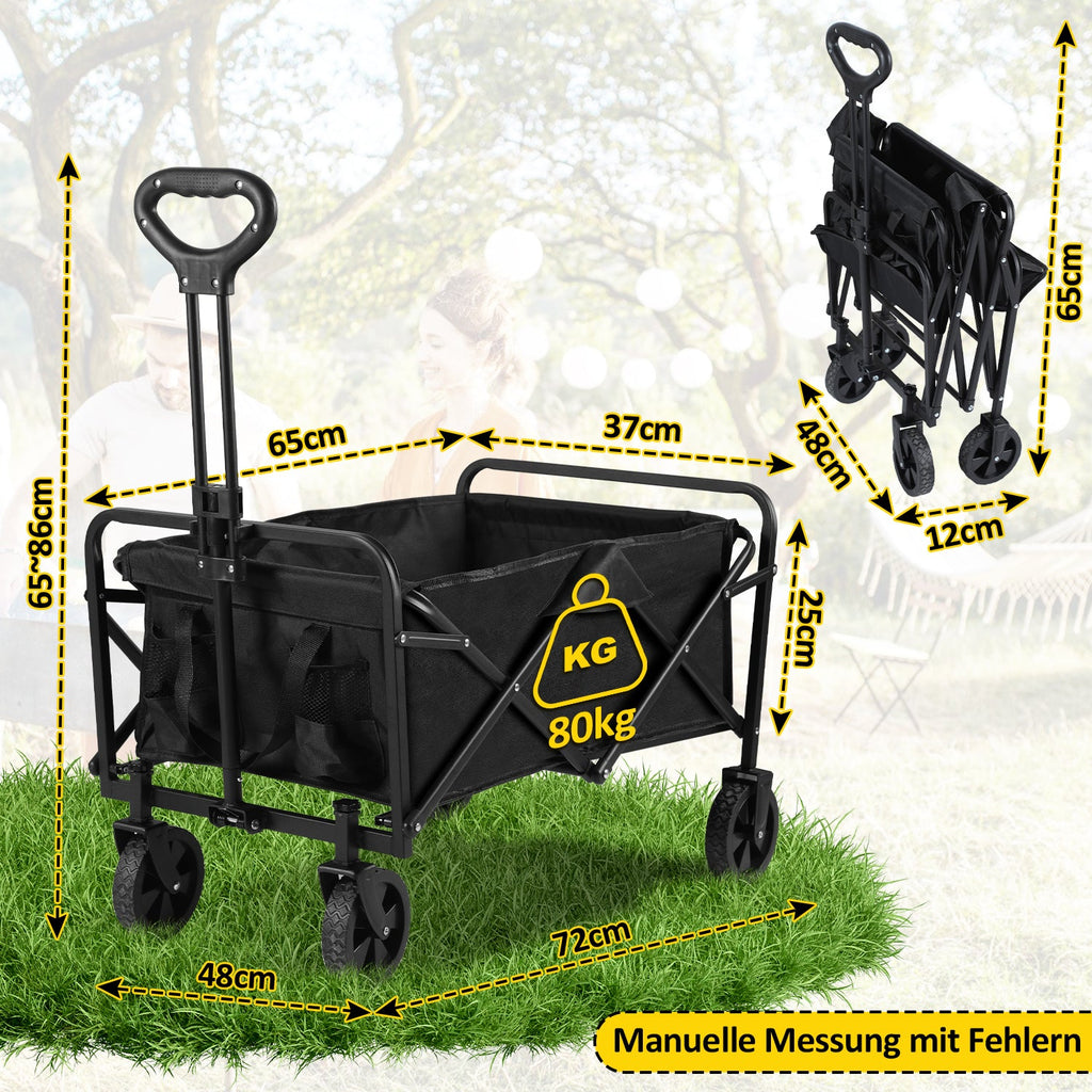 Cosmo Go Bollerwagen Transportwagen Faltbar 60L