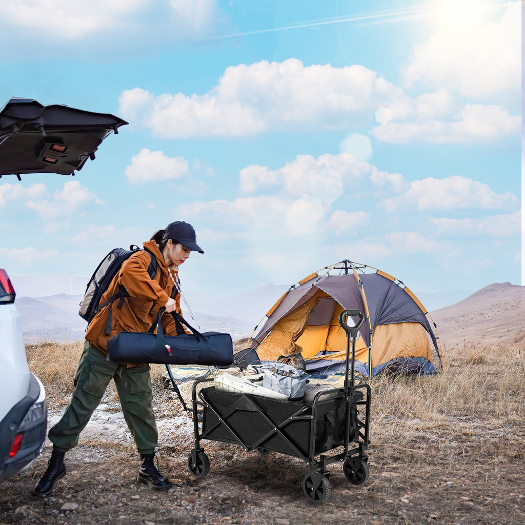 Cosmo Go Bollerwagen Transportwagen Faltbar 60L