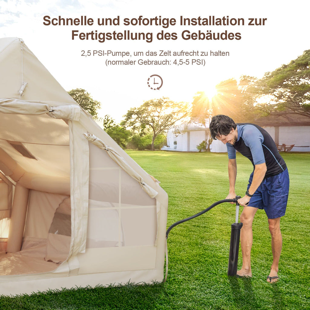 Cosmo Go Aufblasbares Campingzelt mit Dachfenster 6.3㎡