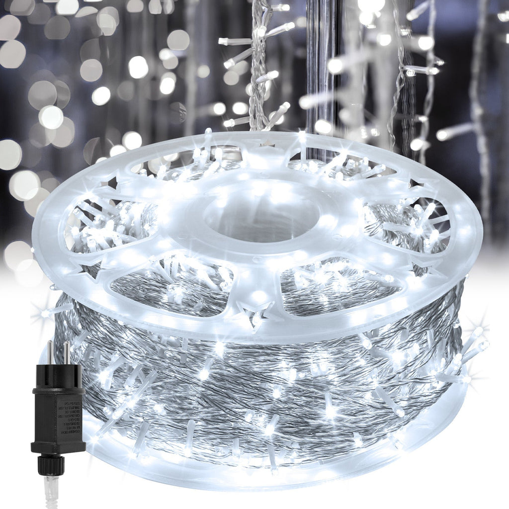 Cosmo Go LED Lichterkette IP44 10m-200m Weiß Kabel