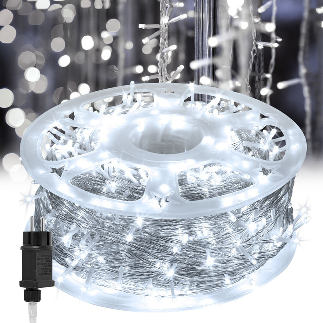 Cosmo Go LED Lichterkette IP44 10m-200m Weiß Kabel Main Image