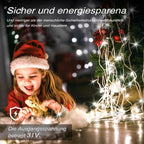 Cosmo Go LED Lichterkette IP44 10m-200m Weiß Kabel