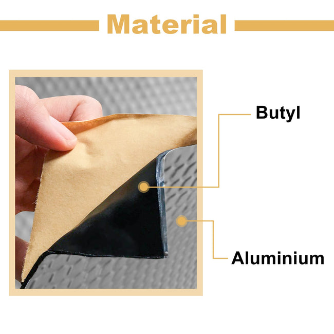 Cosmo Go Dämmmatte Auto Alubutyl Selbstklebend 2m/4m Main Image
