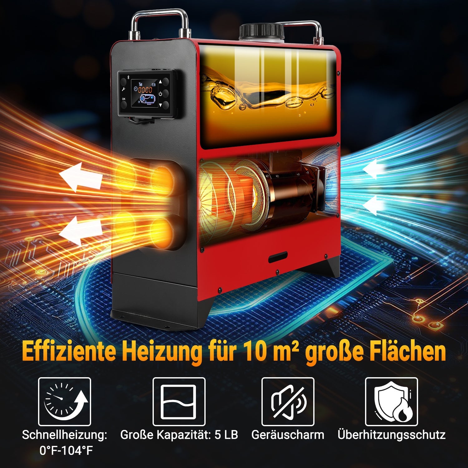 Cosmo Go 12V 8KW Dieselheizung Standheizung Luft Auto mit Bluetooth APP