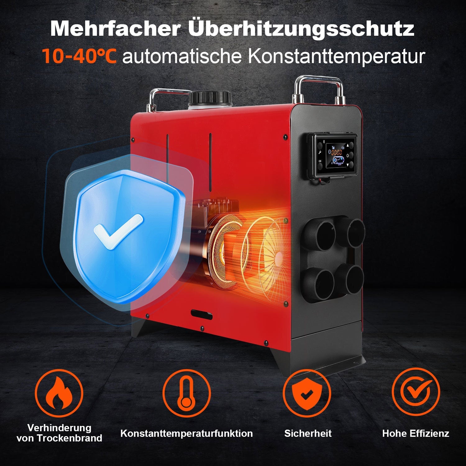 Cosmo Go 12V 8KW Dieselheizung Standheizung Luft Auto mit Bluetooth APP