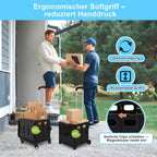 Cosmo Go Klappbarer Einkaufswagen 45L/50L mit Deckel