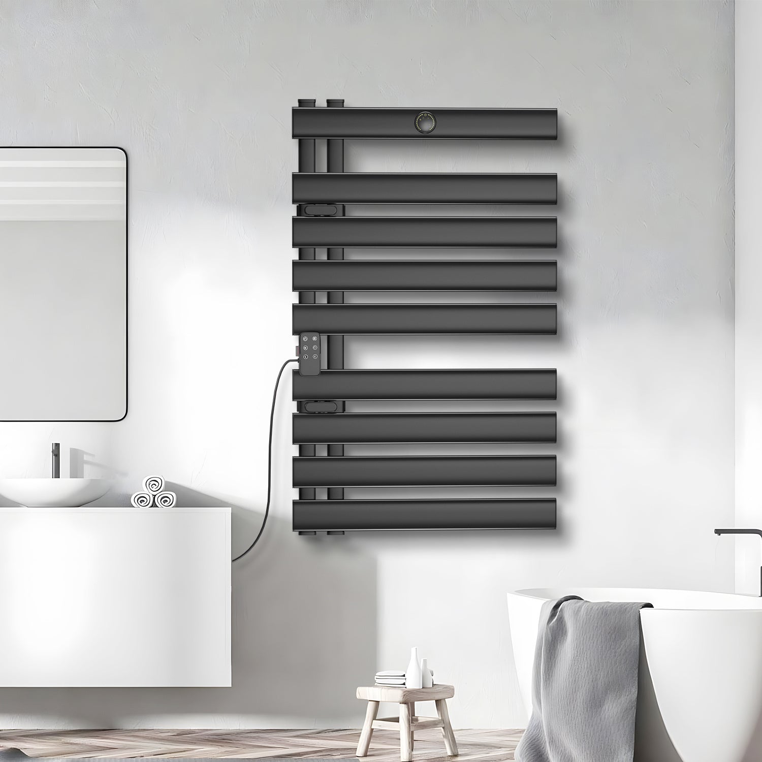 Cosmo Go Elektrisch Handtuchhalter Badheizkörper Wandbehang 425W