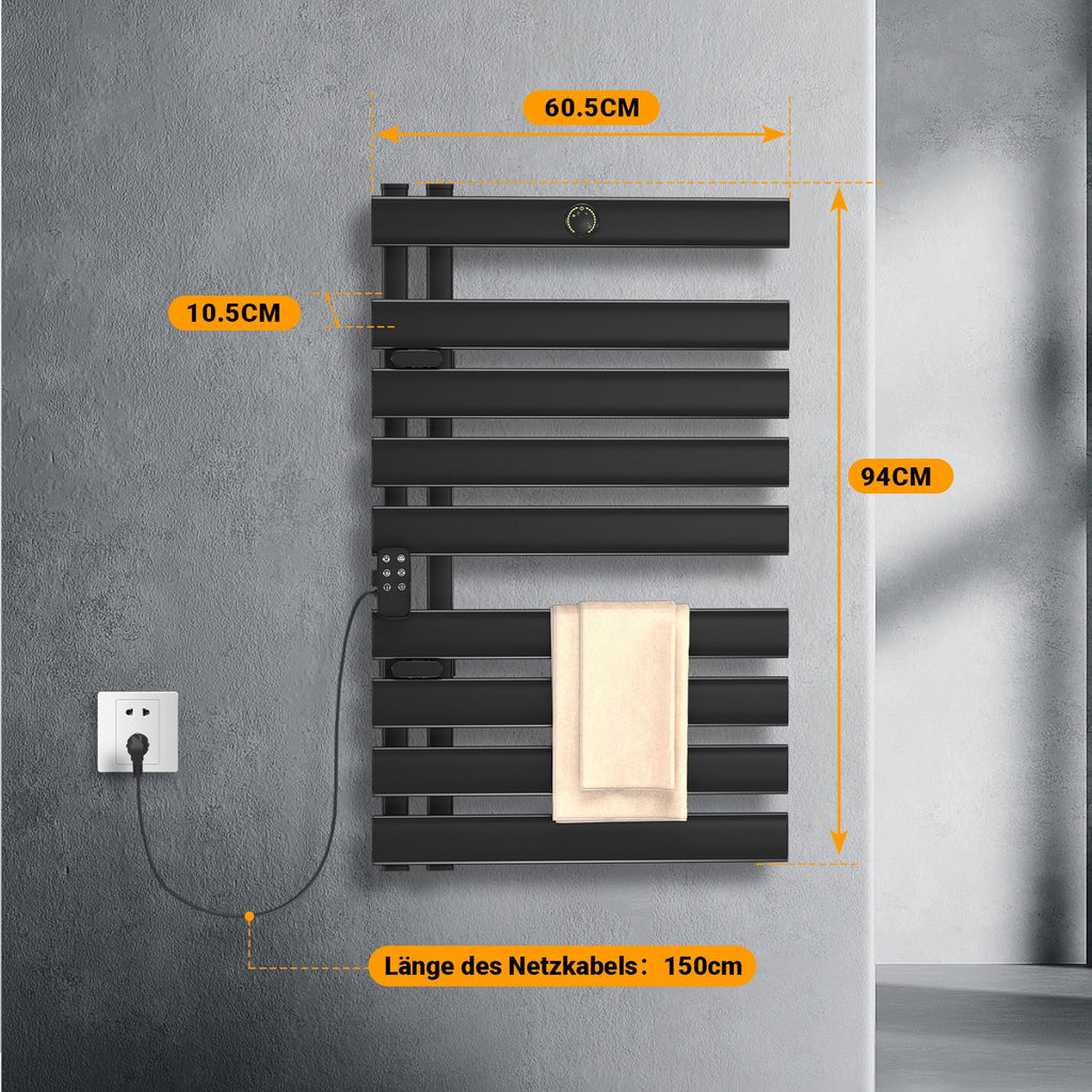 Cosmo Go Elektrisch Handtuchhalter Badheizkörper Wandbehang 425W