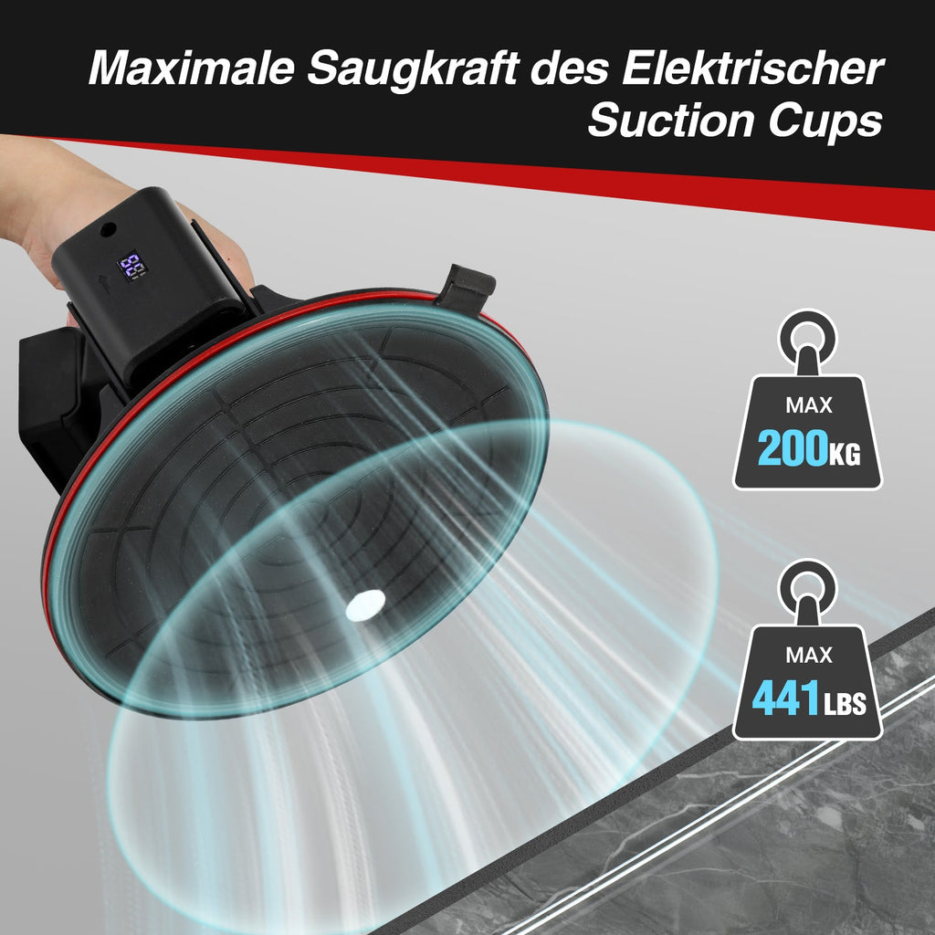 Cosmo Go Elektrischer Vakuumheber 8 Zoll Tragkraft 200kg