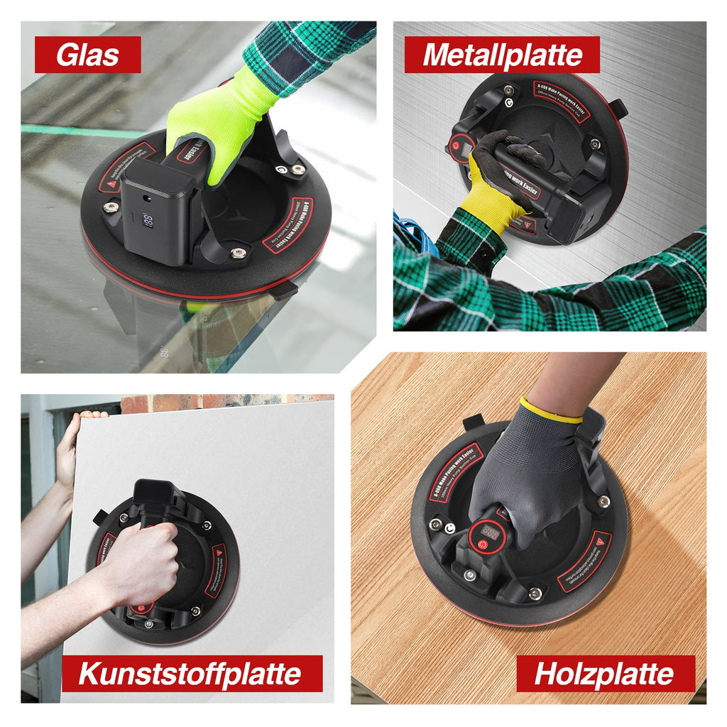 Cosmo Go Elektrischer Vakuumheber 8 Zoll Tragkraft 200kg