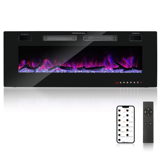 Cosmo Go Elektrokamin Wandkamin Einstellbarer Thermostat 750w/1500w Hover Image