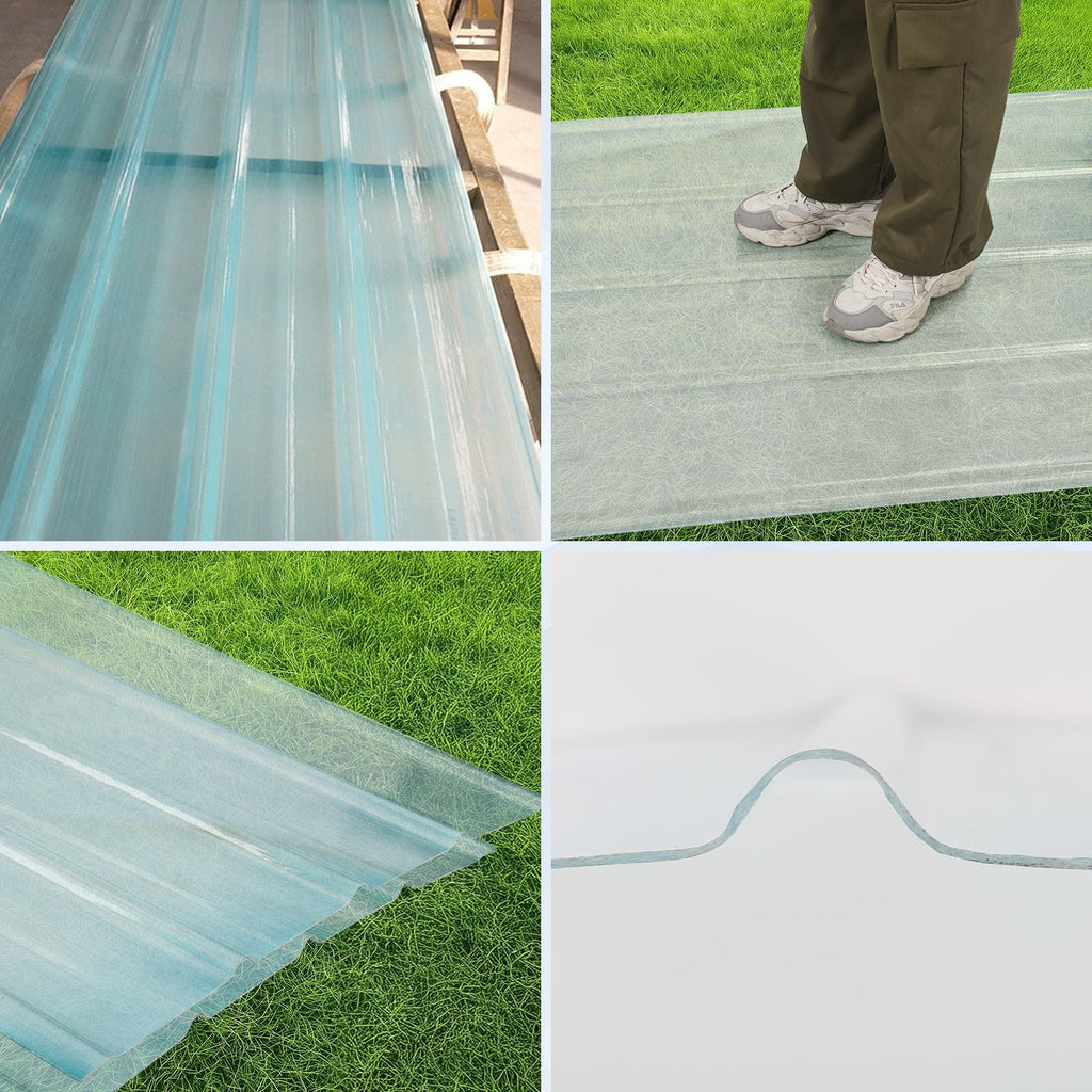 Cosmo Go FRP-Trapezblech Wellplatten 2mm für Dachplatten 3-10 Stück