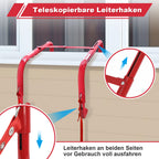 Cosmo Go Feuerleiter Rettungsleiter bis 4.5m Tragfähigkeit 450kg