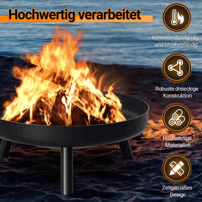 Cosmo Go Feuerschale Φ82,5cm Feuerstelle mit Griffen Main Image