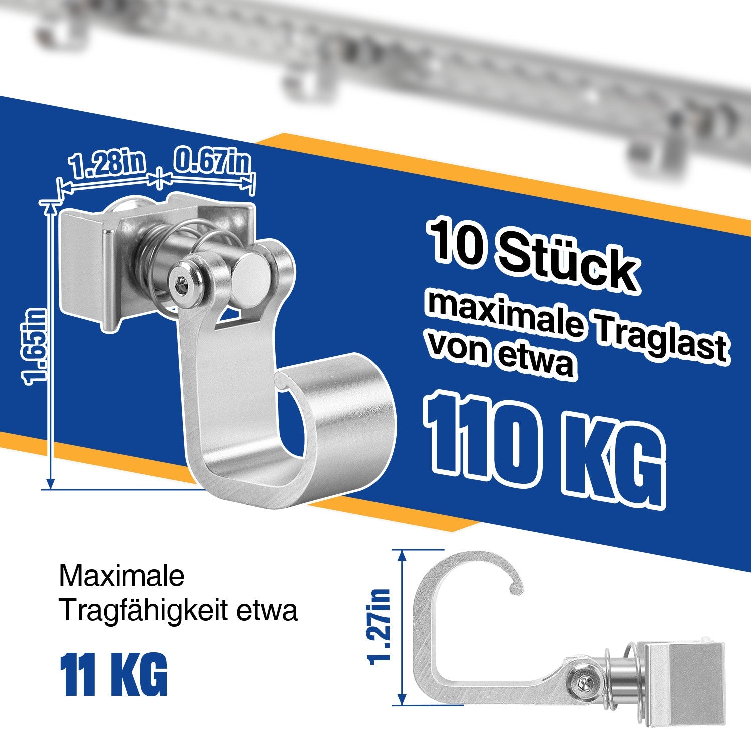 Cosmo Go 10x Fitting für Airlineschiene Endbeschlag