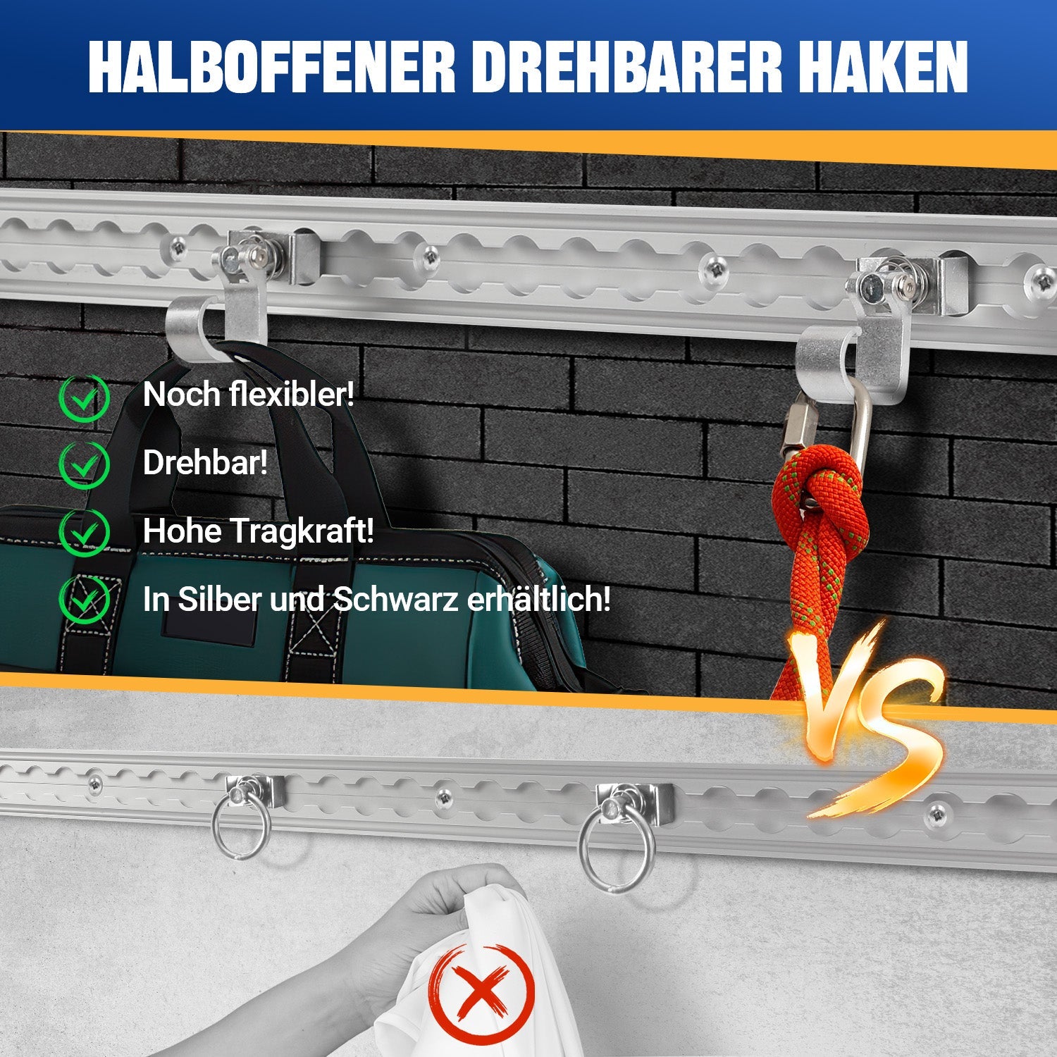 Cosmo Go 10x Fitting für Airlineschiene Endbeschlag