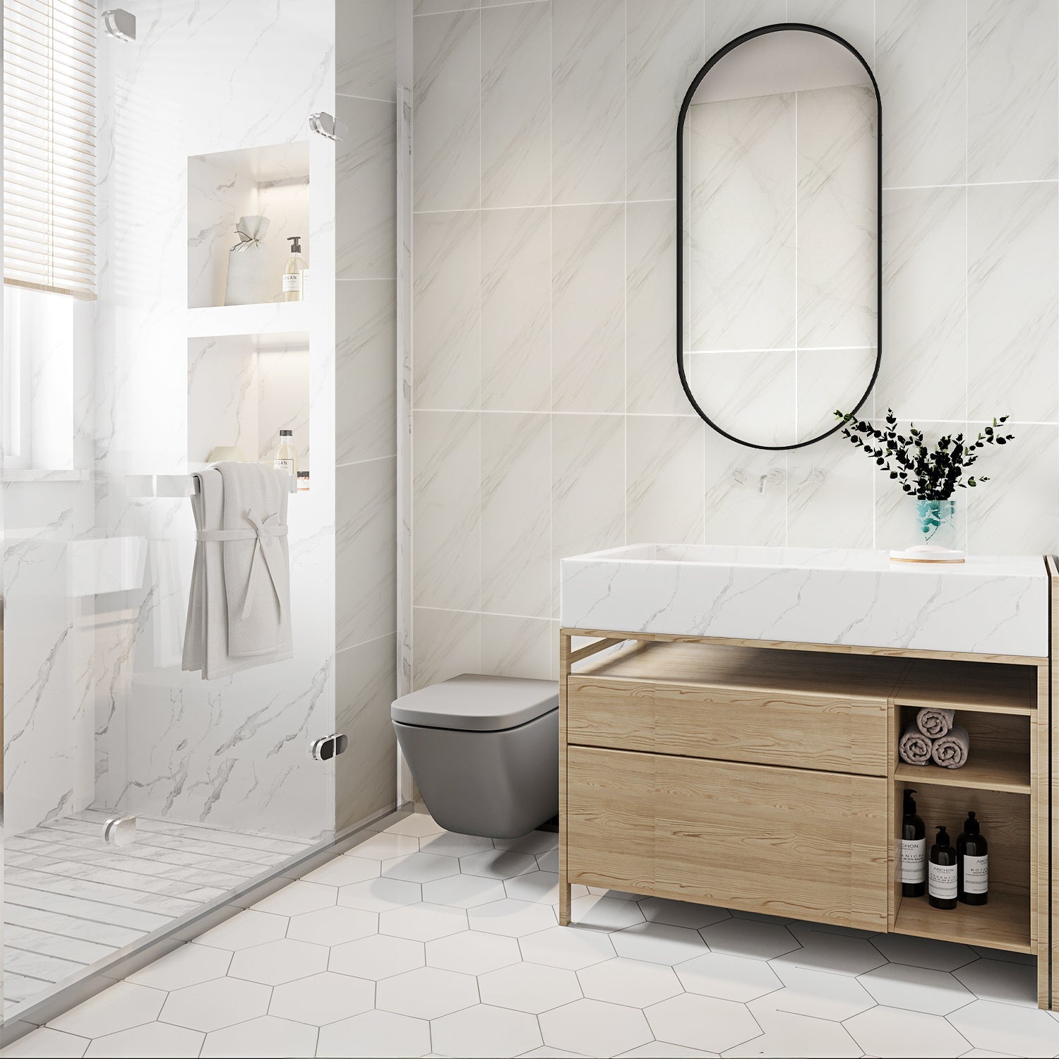 Cosmo Go Selbstklebende Wandpaneele Fliesenaufkleber 60x30cm 10x