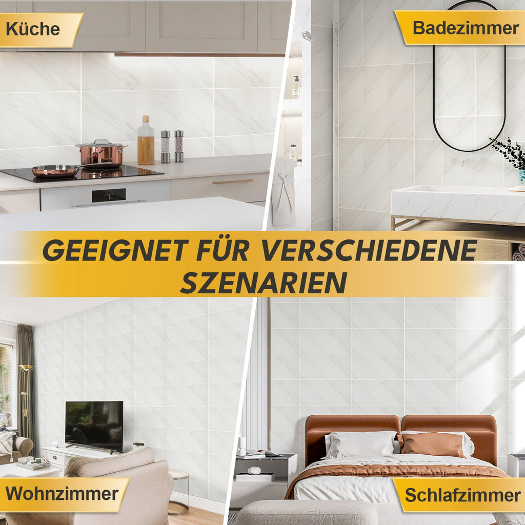 Cosmo Go Selbstklebende Wandpaneele Fliesenaufkleber 60x30cm 10x