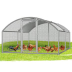 Cosmo Go Hühnerstall Freilaufgehege Kuppeldach Verzinktem Stahl 3x4x2m