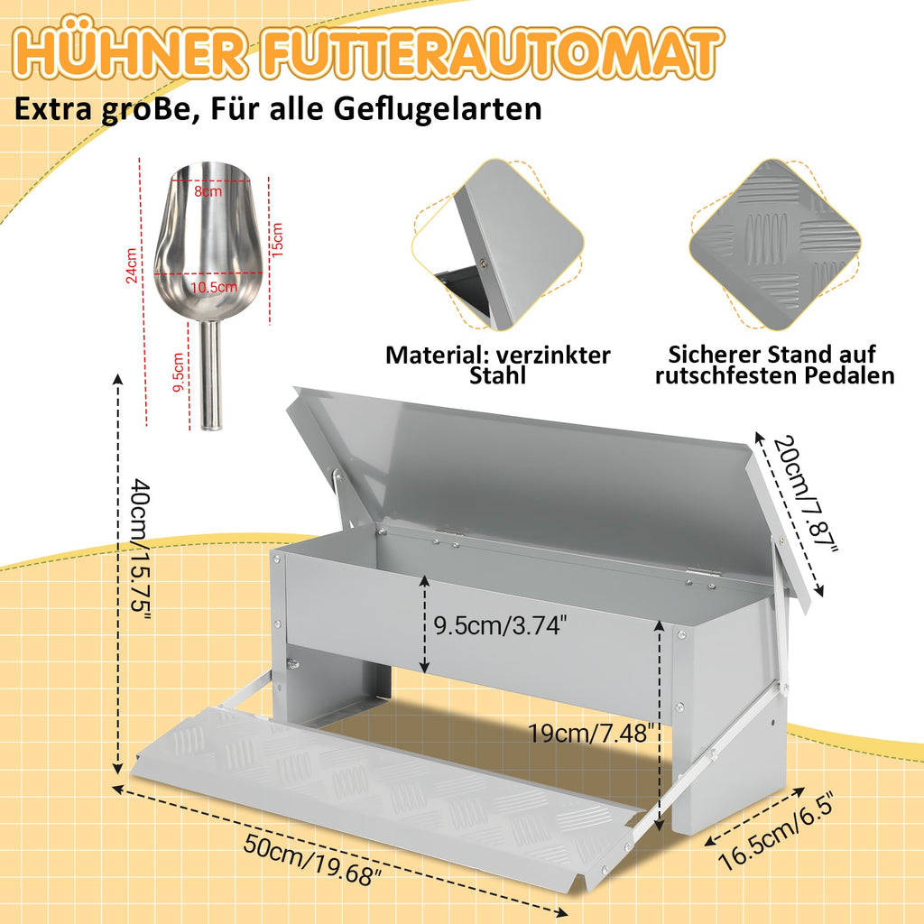 Cosmo Go Futterautomat Futterspender mit Handschuhe 5kg