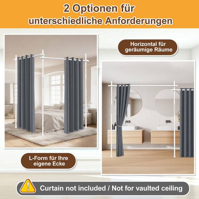 Cosmo Go Raumteiler Gardinenstange 122-305cm(H) Main Image