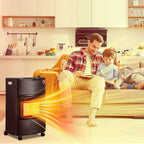 Cosmo Go Gasheizofen Gasheizer Keramik 4,2 KW mit Gasdruckregler und Adapter