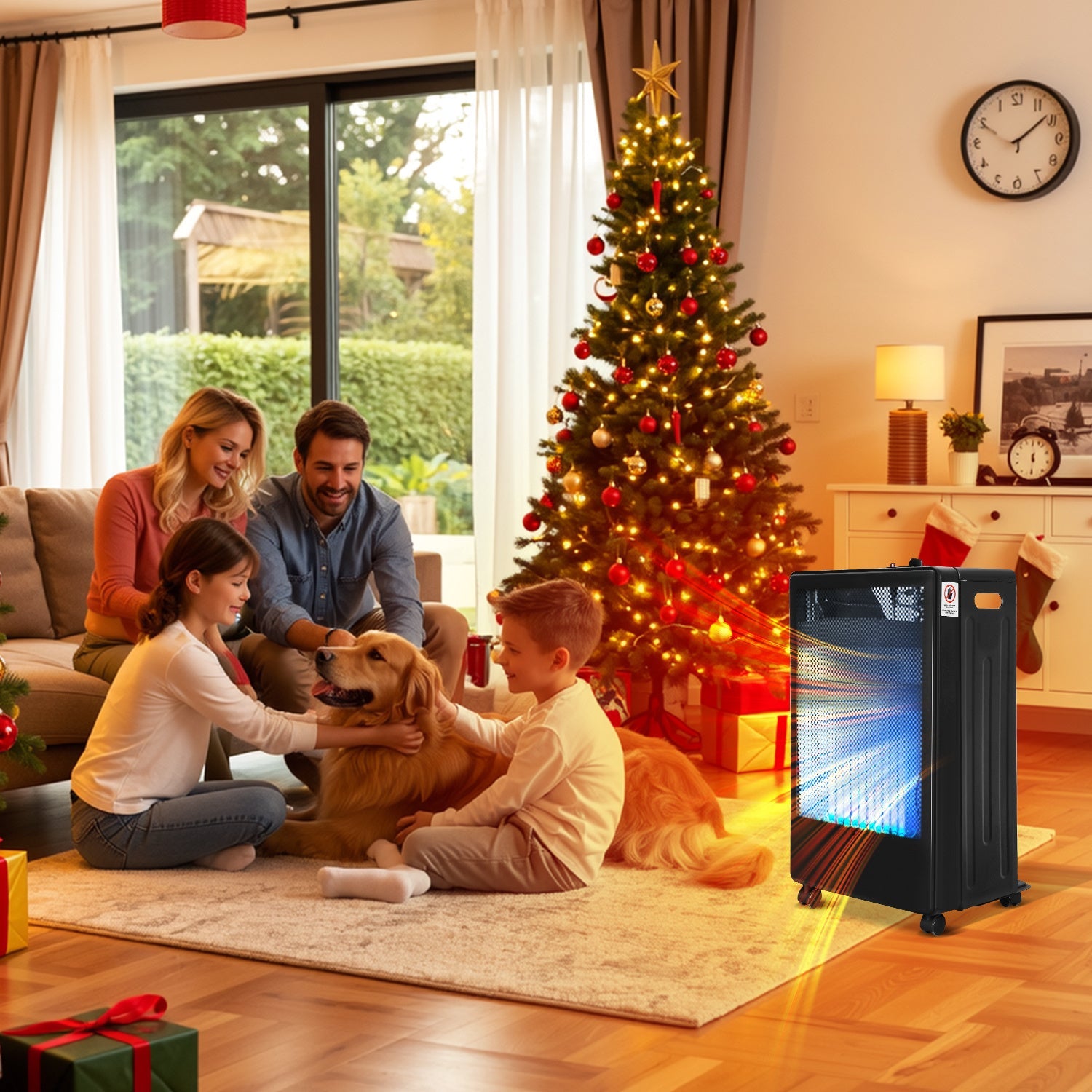 Cosmo Go Gasheizung 3800W Gasheizer für Gasflaschen Faltbarer