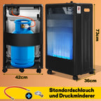 Cosmo Go Gasheizung 3800W Gasheizer für Gasflaschen Faltbarer