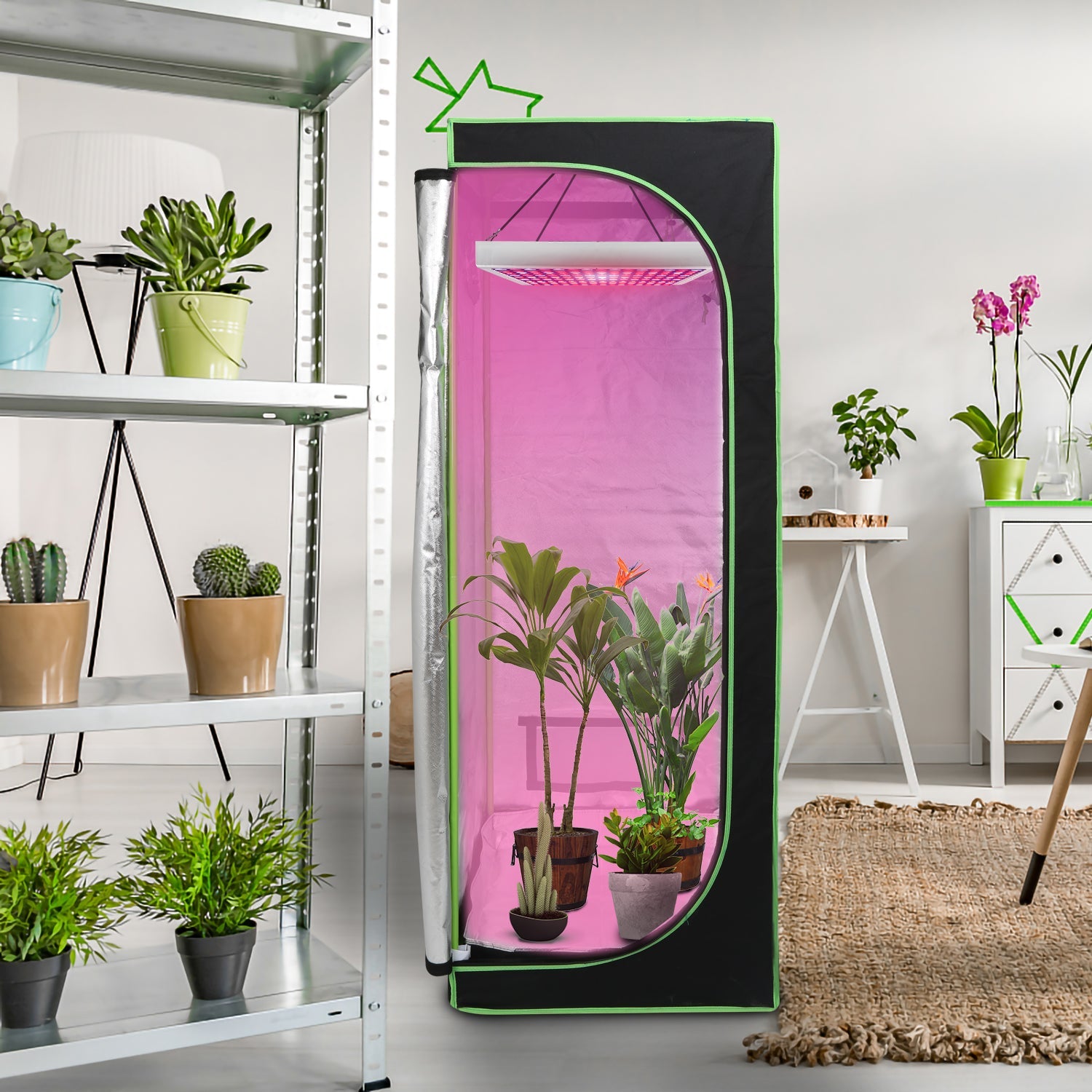 Cosmo Go Growbox Gewächshaus Grow Tent
