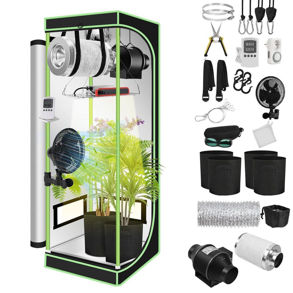 Cosmo Go Growzelt Growbox Komplettset Vollspektrum