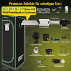 Cosmo Go Growzelt Growbox Komplettset Vollspektrum