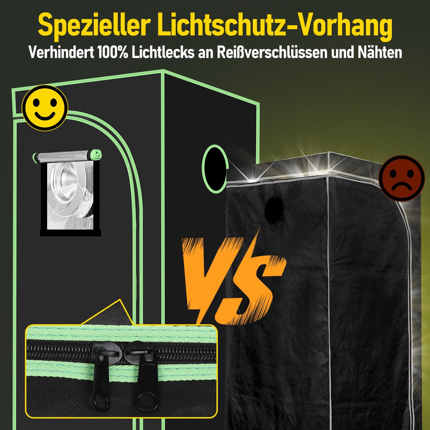 Cosmo Go Growzelt Growbox Komplettset Vollspektrum