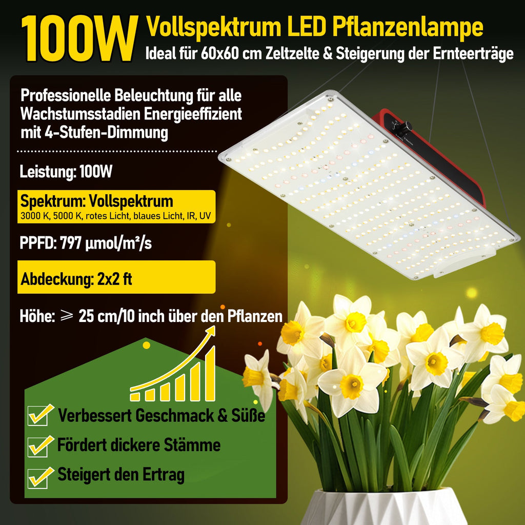Cosmo Go Growzelt Growbox Komplettset Vollspektrum