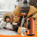 Cosmo Go 8 L Glühweinkocher Glühweinkessel inkl. 10 Tassen, Kupferfarbe