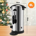 Cosmo Go Glühweinkocher Glühweintopf Edelstahl 1500W 8L