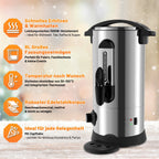 Cosmo Go Glühweinkocher Glühweintopf Edelstahl 1500W 8L