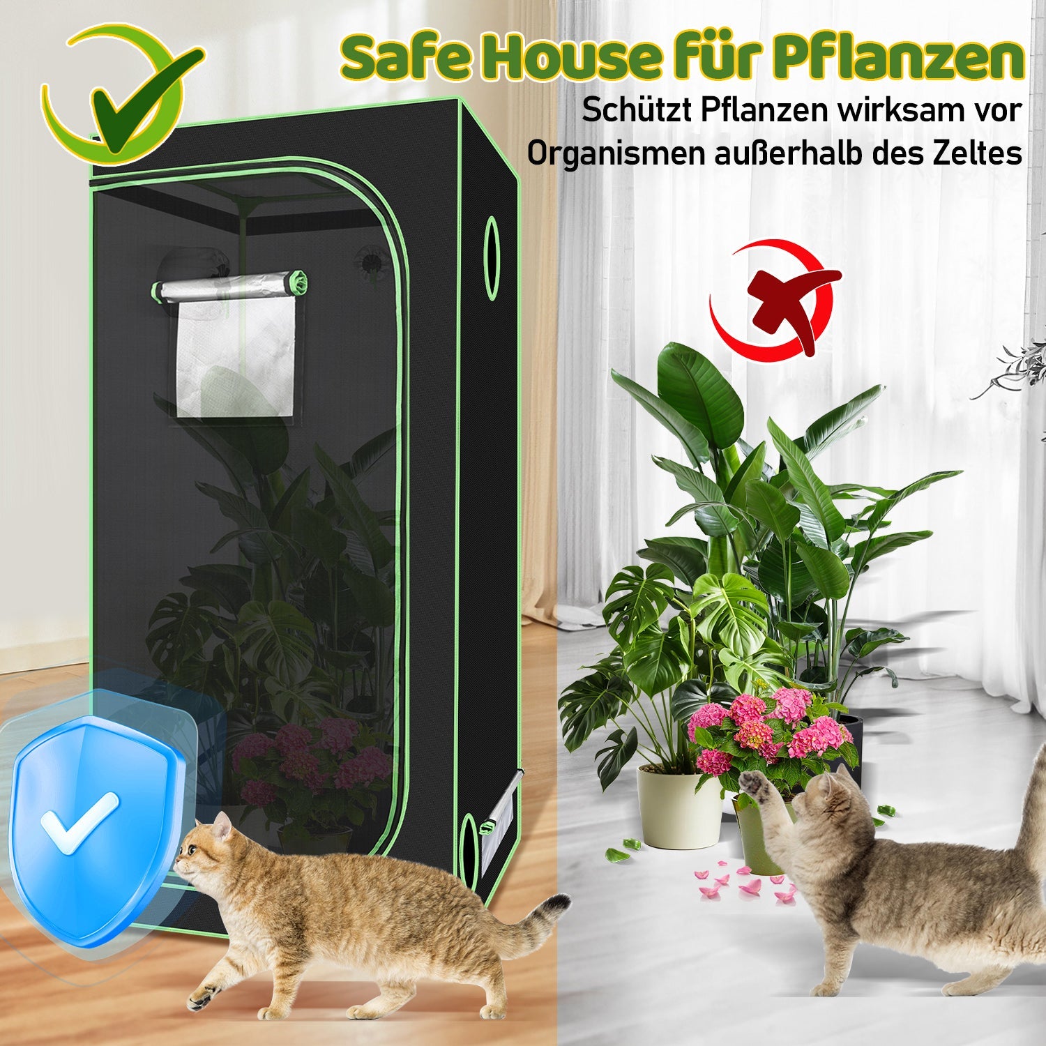 Cosmo Go Growbox Gewächshaus Grow Tent