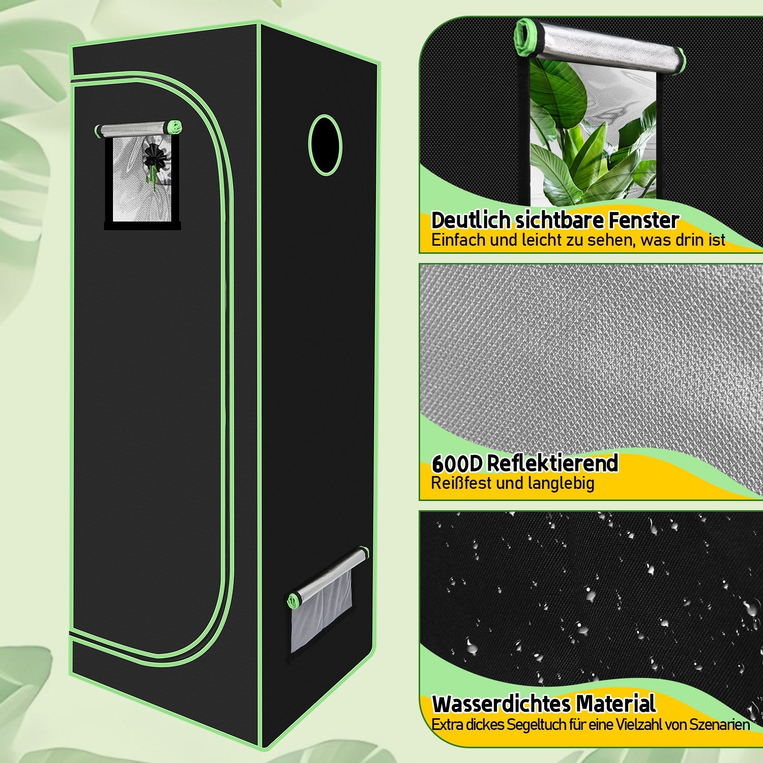 Cosmo Go Growbox Gewächshaus Grow Tent