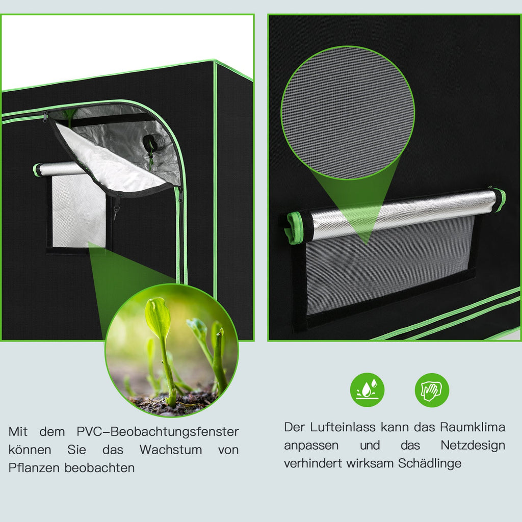 Cosmo Go Growbox Gewächshaus Grow Tent