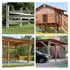 Cosmo Go 2/4 Stück H-anker H-Pfostenträger Pfosten