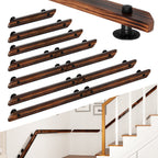 Cosmo Go Handlauf Treppengeländer Kiefernholz 60cm-200cm Brown