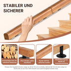 Cosmo Go Handlauf Treppengeländer Kiefernholz Halbrunde Wood
