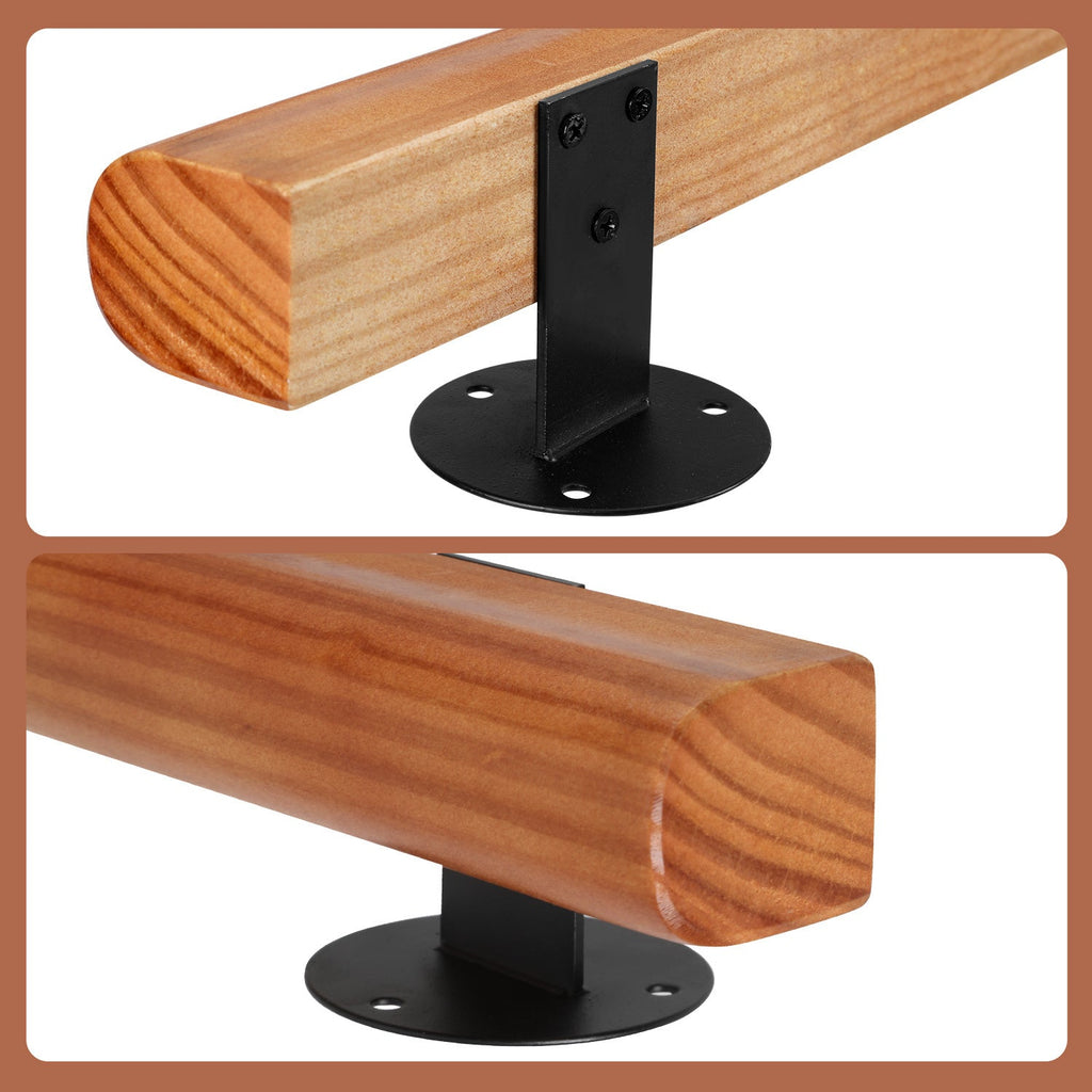 Cosmo Go Handlauf Treppengeländer Kiefernholz Halbrunde Wood