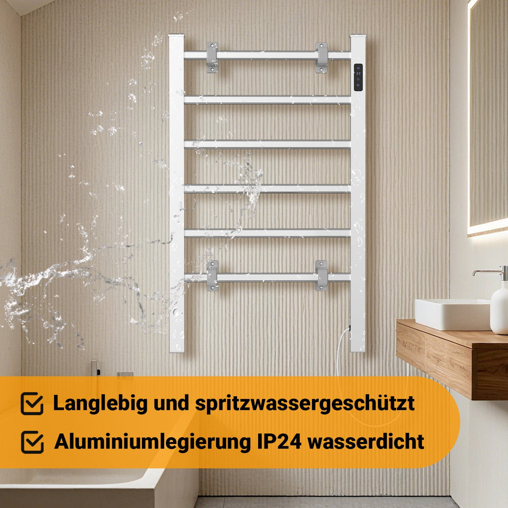 Cosmo Go Handtuchwärmer Elektrisch Heizkörper Wandmontiert und Standgerät 100W