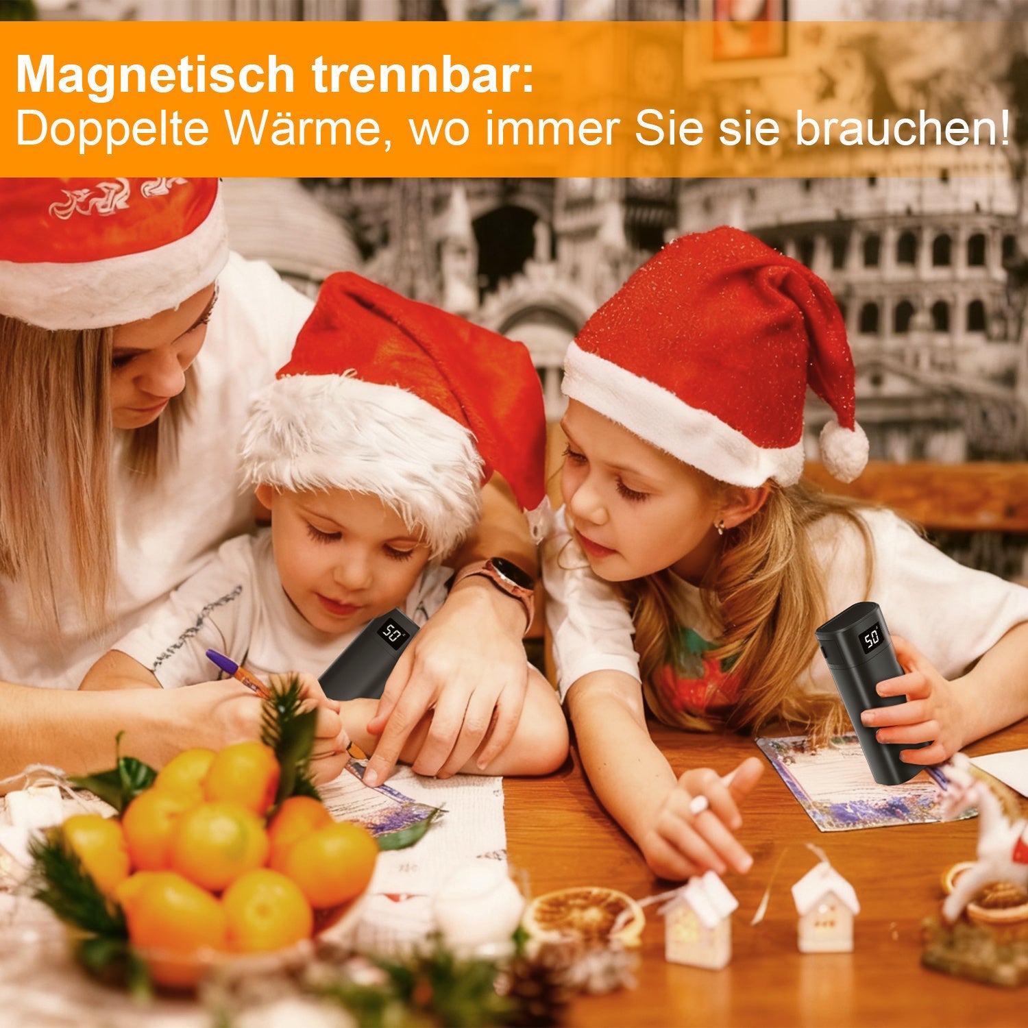 Cosmo Go 2x Set Handwärmer Elektrisch Taschenwärmer USB